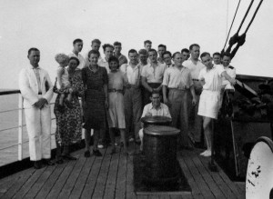 Volunteers for the Dutch Colonial army (KNIL) shortly after leaving Durban , South Africa, 26 May 1940