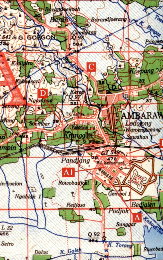 Ambarawa area prison camps, Java